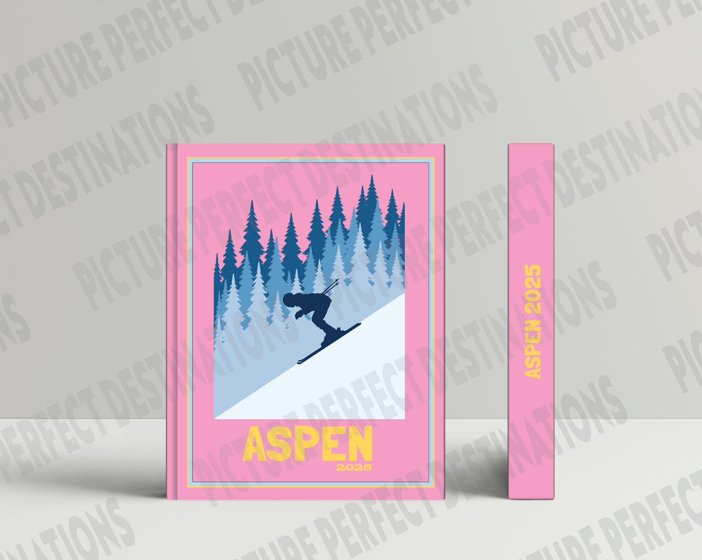 Aspen travel photo book cover/poster