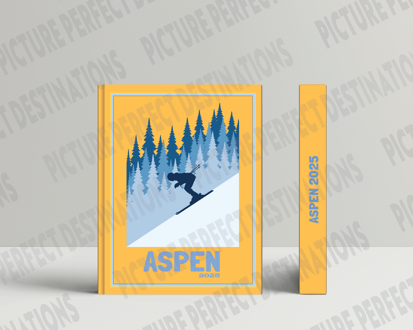 Aspen travel photo book cover/poster