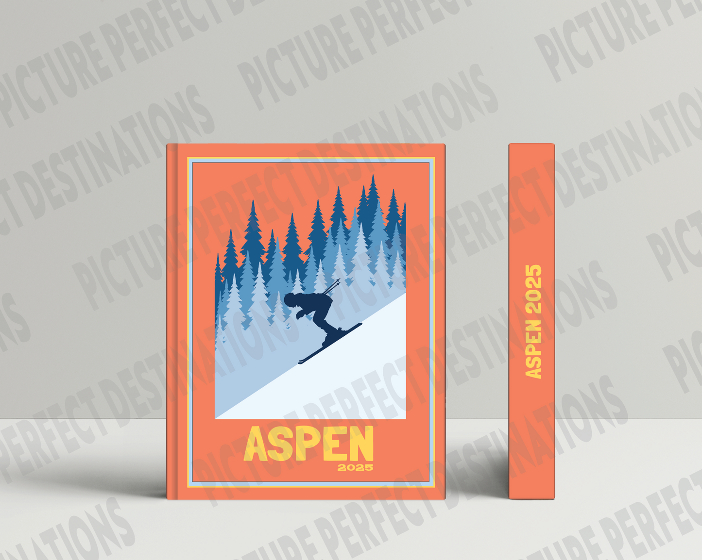 Aspen travel photo book cover/poster