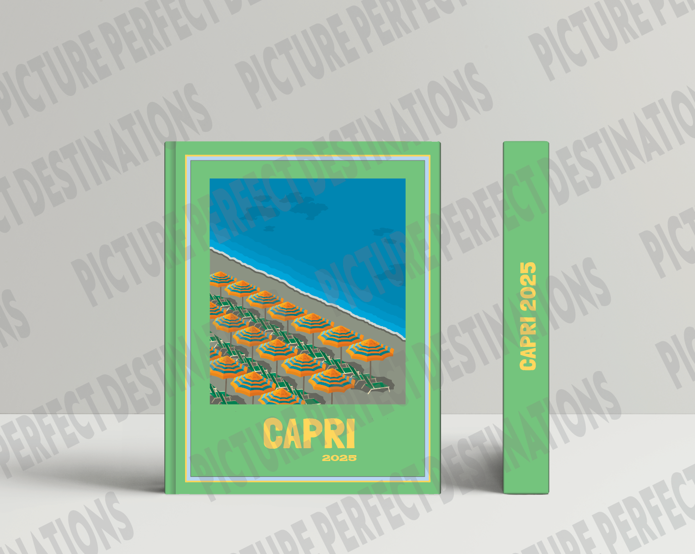 Capri travel photo book cover/poster