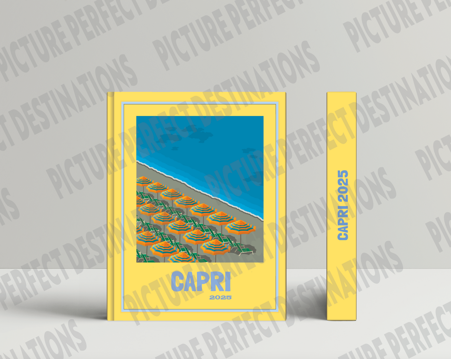 Capri travel photo book cover/poster