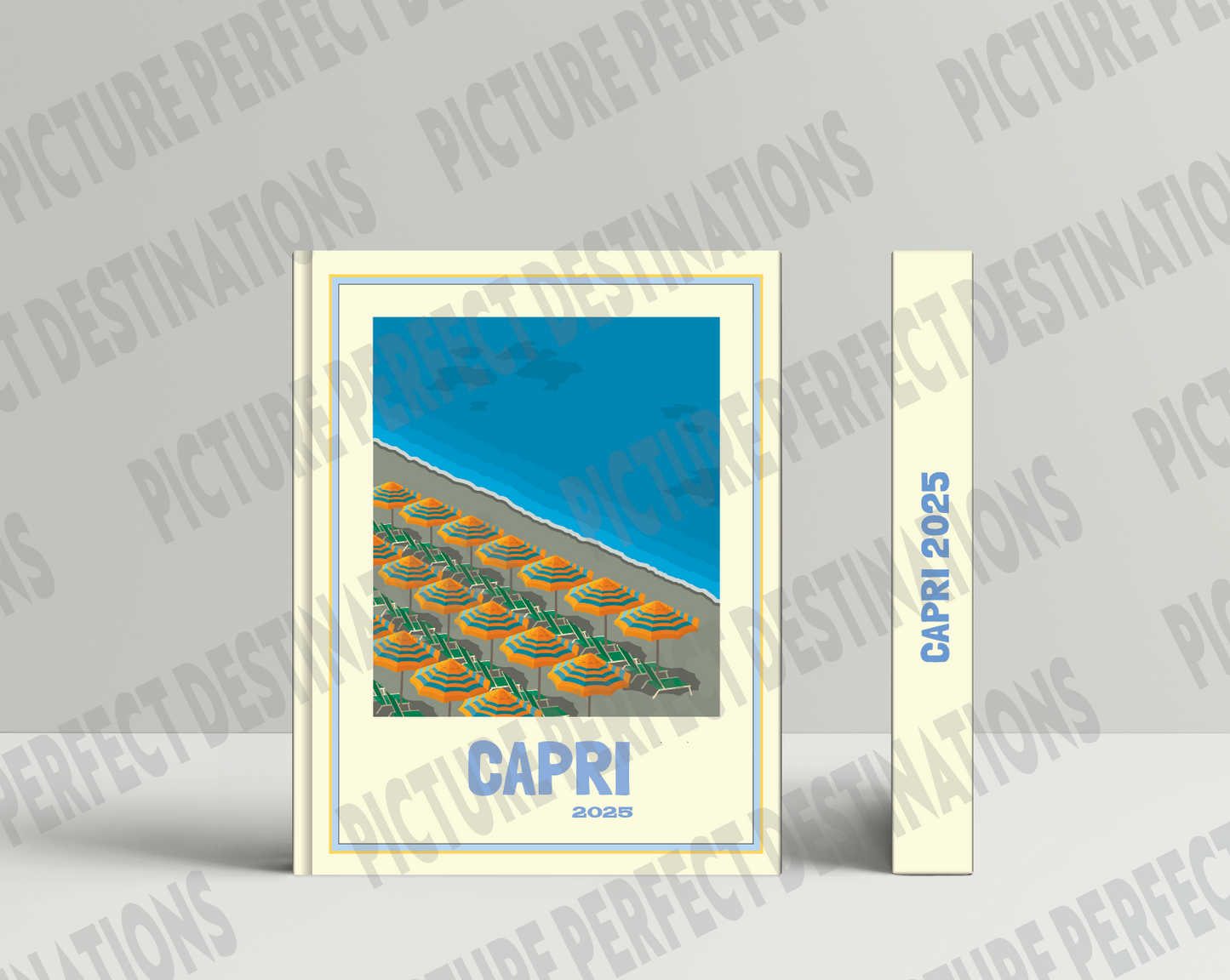 Capri travel photo book cover/poster