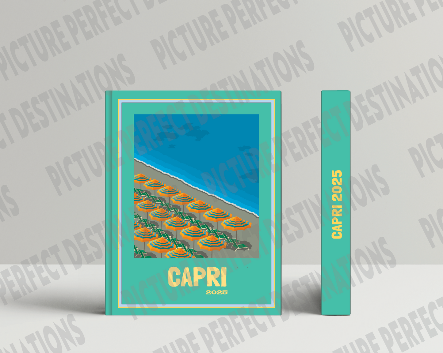 Capri travel photo book cover/poster