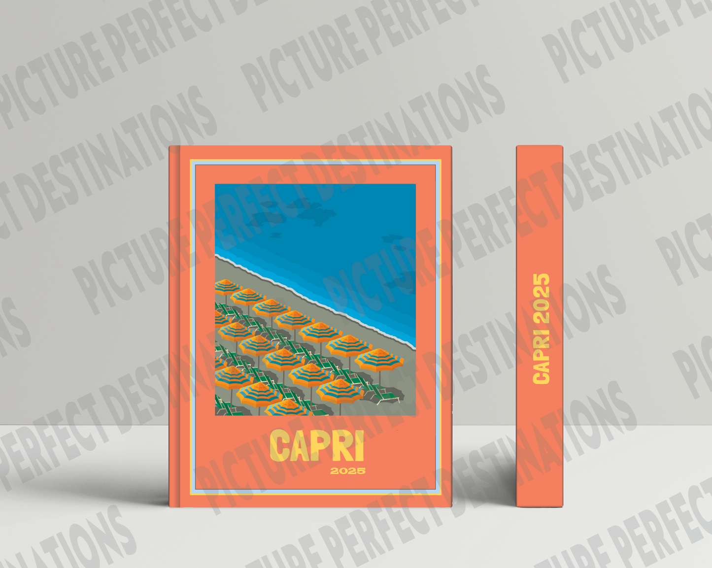 Capri travel photo book cover/poster