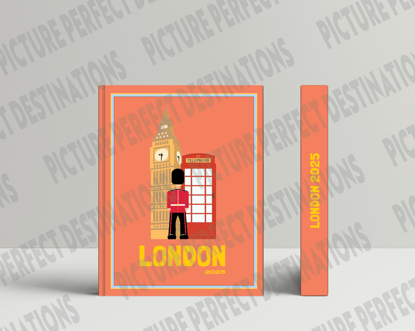 London travel photo book cover/poster