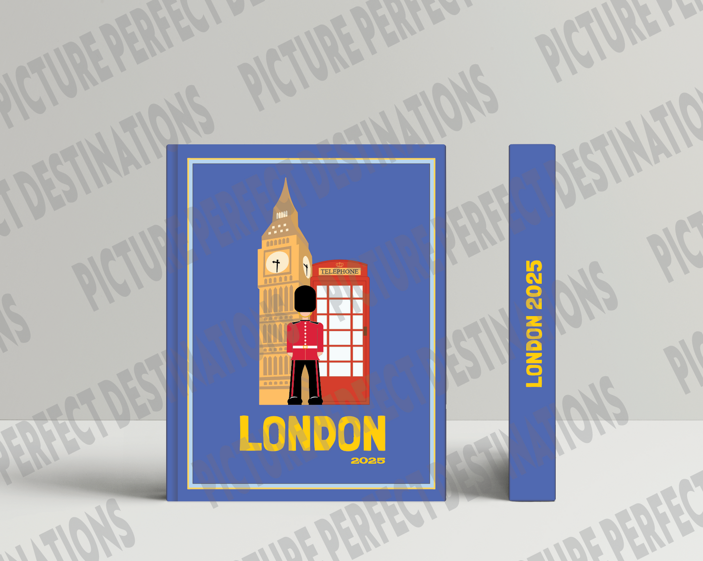 London travel photo book cover/poster