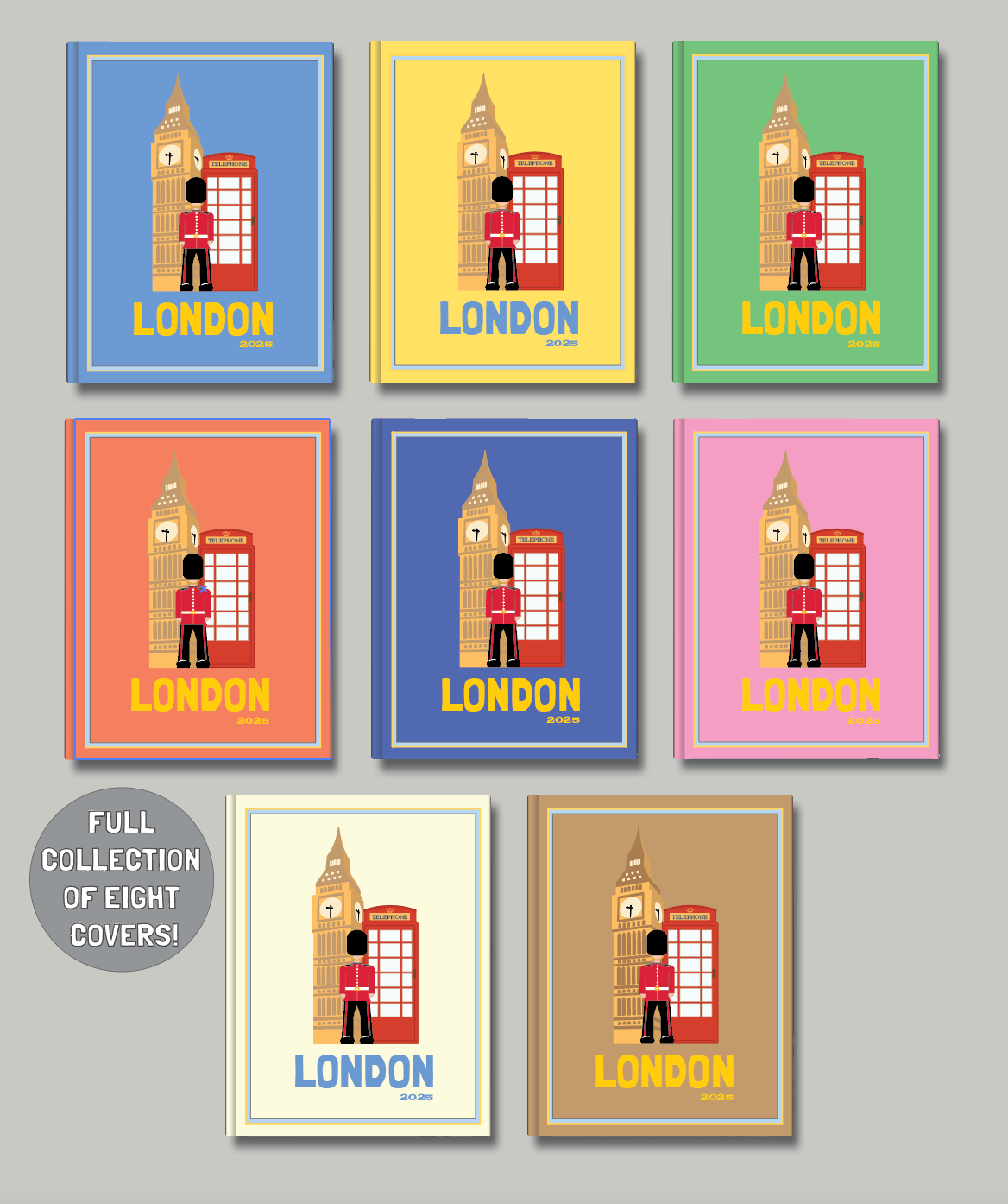 London travel photo book cover/poster