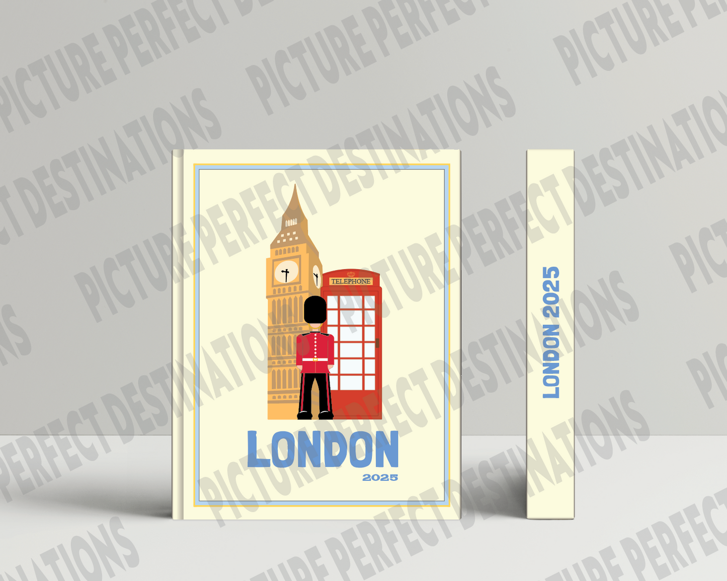 London travel photo book cover/poster