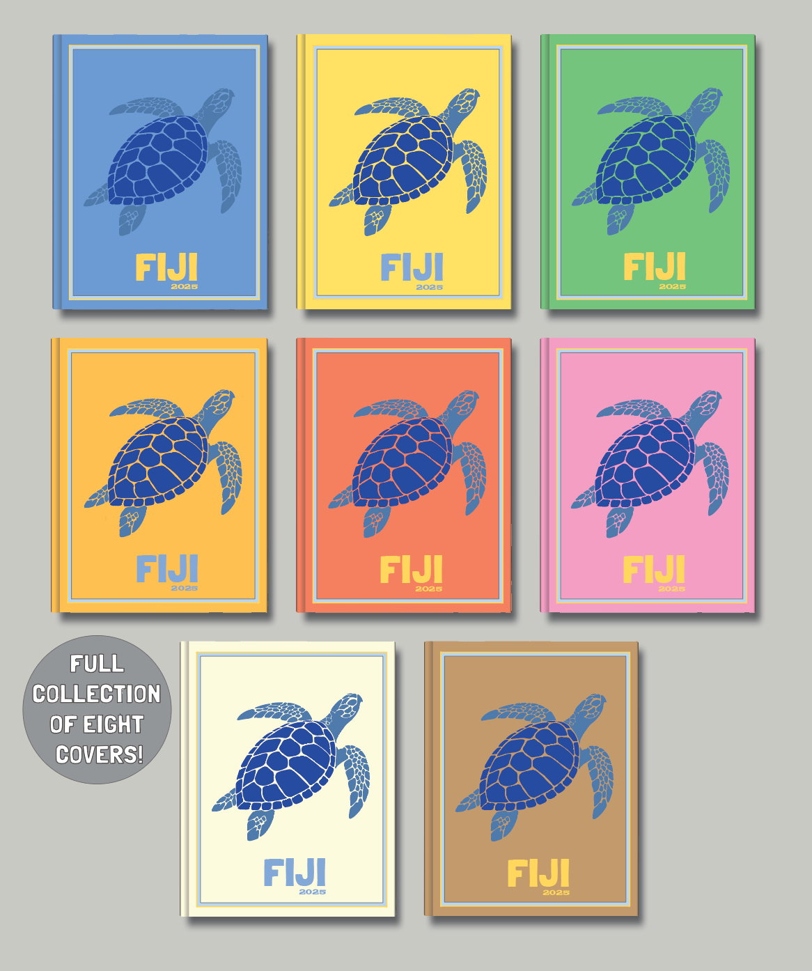 Fiji travel photo book cover/poster