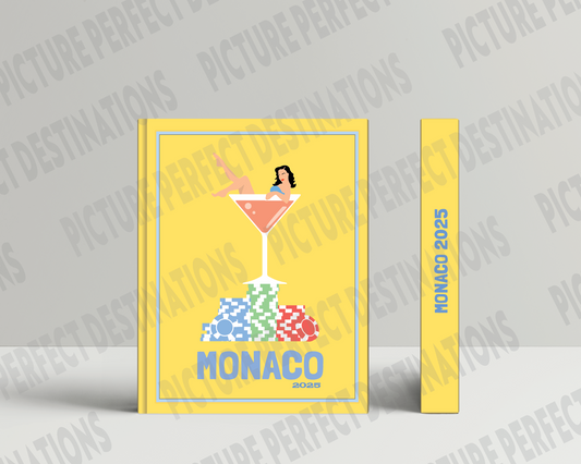 Monaco travel photo book cover/poster